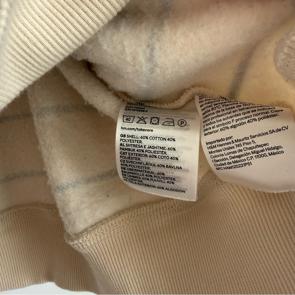H&M Sweatshirt Relaxed-fit crewneck Large Boxy - Picture 6 of 8